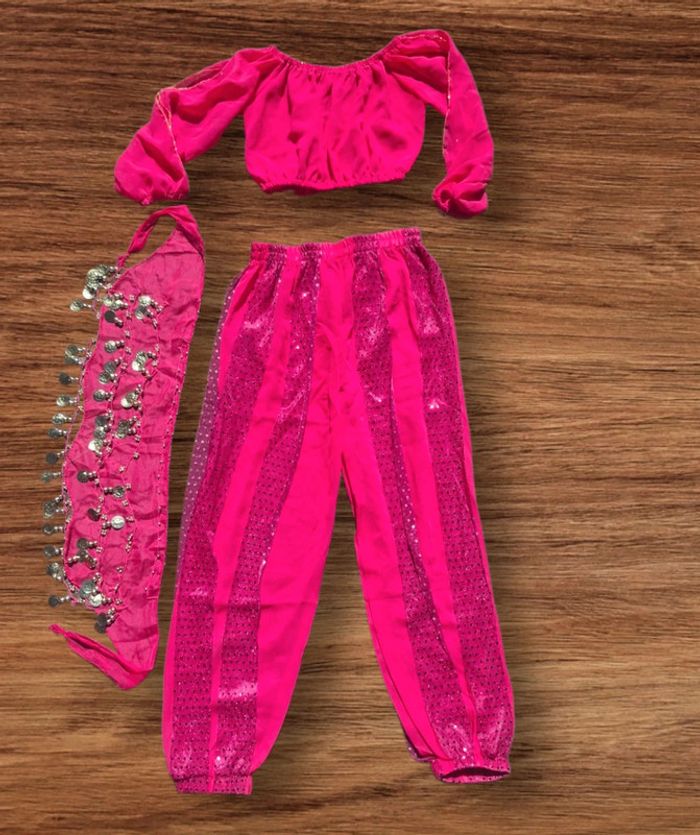 Costumes Bollywood rose fushia