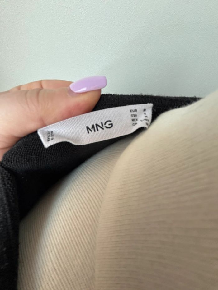 🖤 superbe robe croisé noire - Mango - M - photo numéro 3