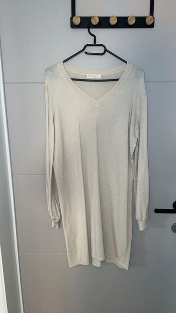 Robe pull beige – Taille unique (jusqu’à 40/42)