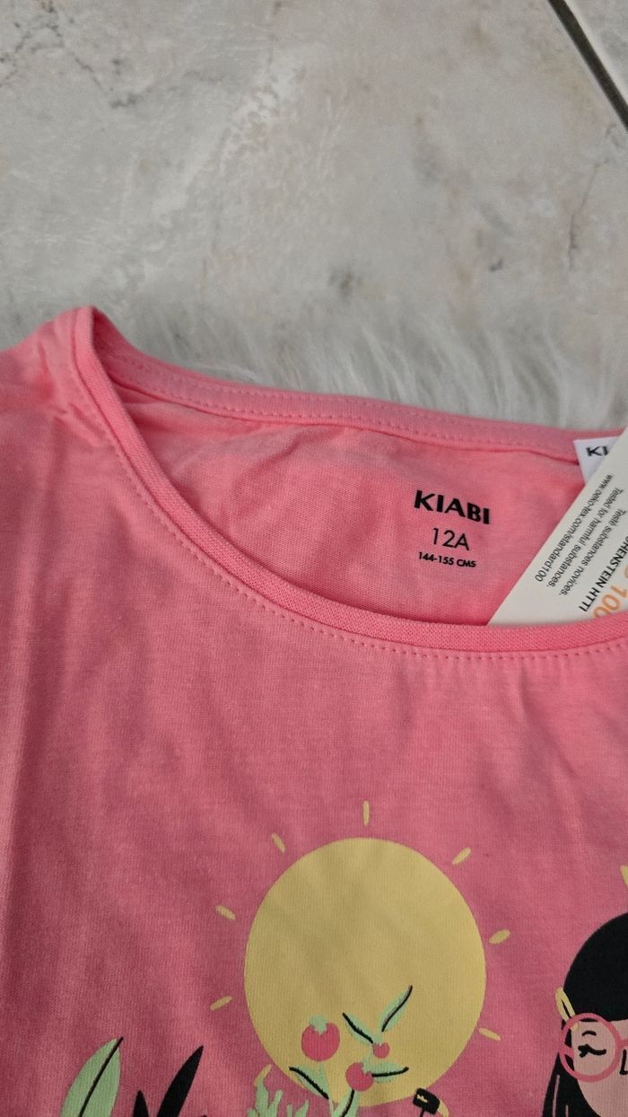 Neufs(non portés)😍🤩🥰 lot Tee-shirts mc 12 ans fille😍🤩🥰 - photo numéro 5