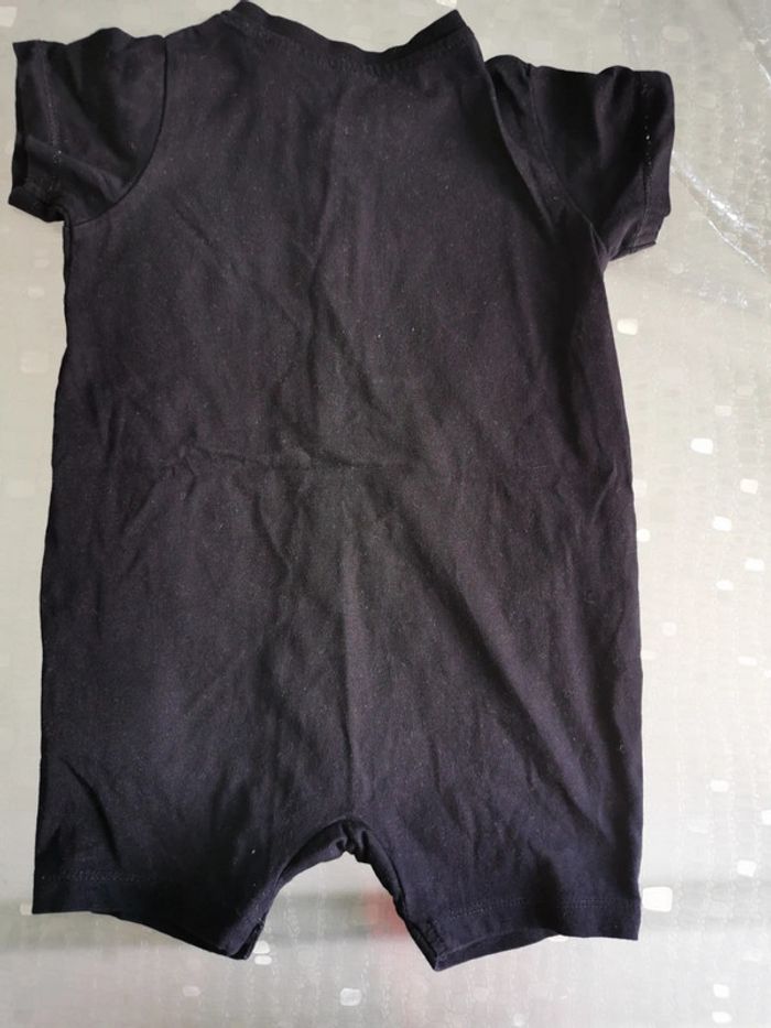 Combi short bébé bleu marine - photo numéro 2