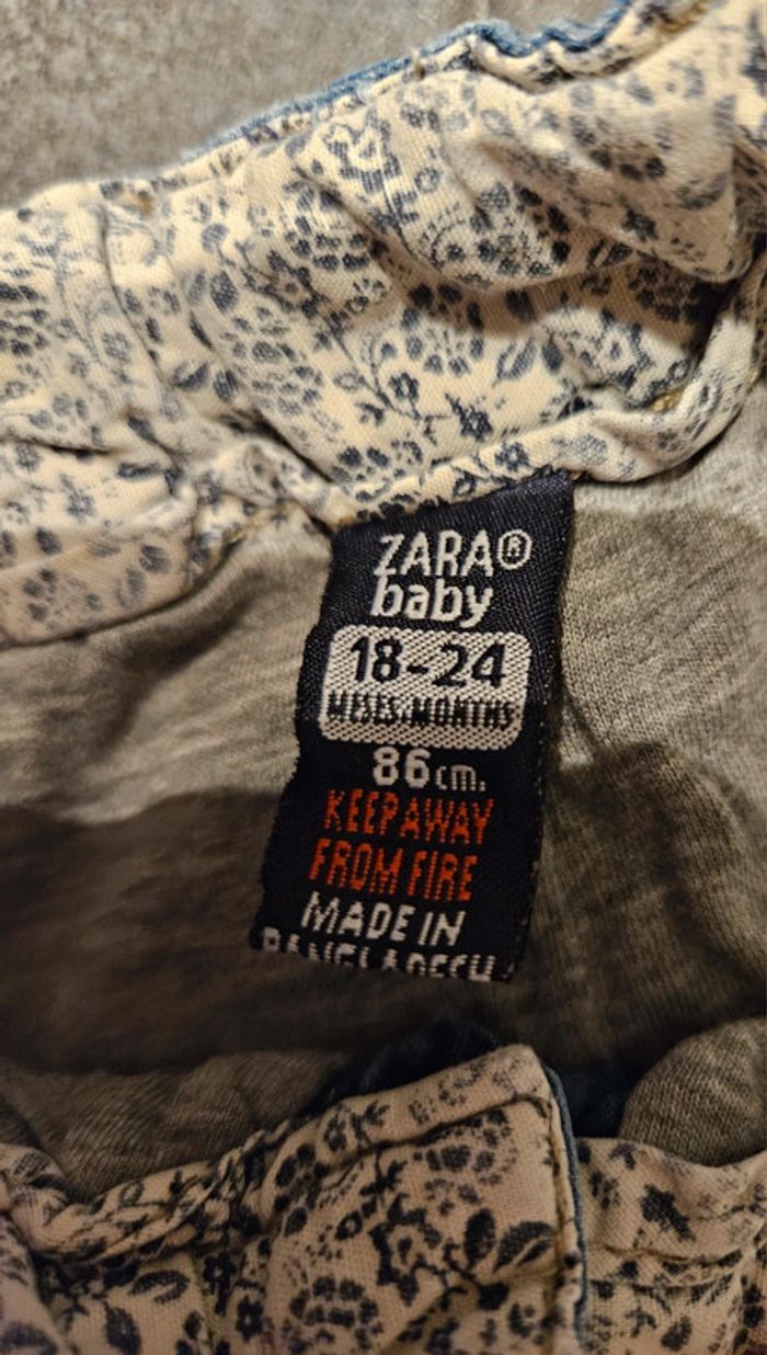 Lot de 3 pantalons, 2 jeans et 1 jogging neuf. 18 et 24 mois. 80 et 86cm. Zara baby et C&A - photo numéro 4