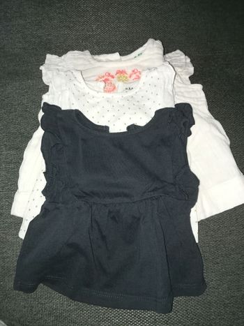 T-shirts bébé fille 1 mois