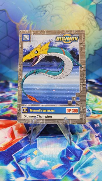 Carte Digimon Seadramon 21/34 Édition Série TV