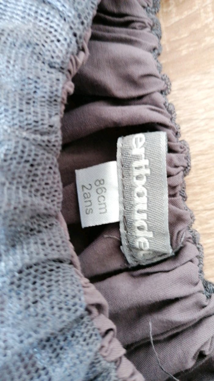 Robe grise vertbaudet 2ans - photo numéro 3