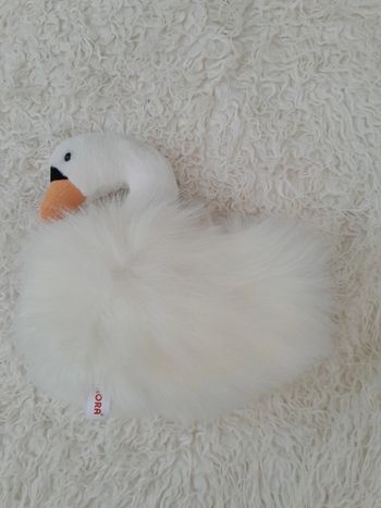 Peluche, doudou, Fiona le cygne blanc - 30cm
