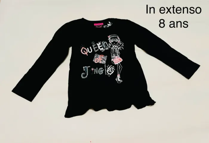 Maillot manches longues 8 ans