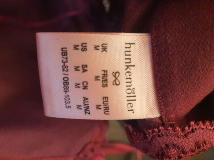Soutiens-gorge bordeaux Hunkemöller fr M - photo numéro 16