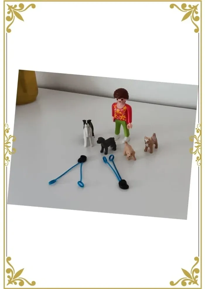 Promeneuse chiens playmobil - photo numéro 4