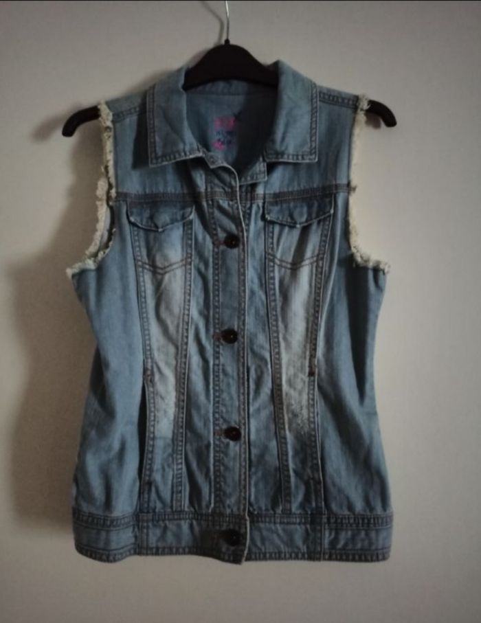 Veste en jeans sans manches