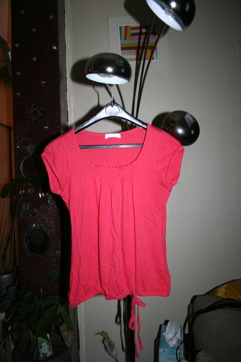 🌸Top froncé rose Taille 38 "Promod " 🌸