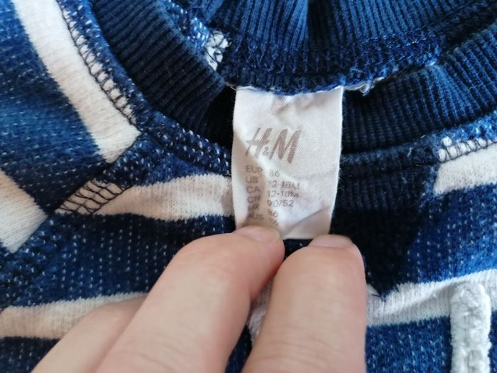 Sweat marin H&M taille 18 mois - photo numéro 3