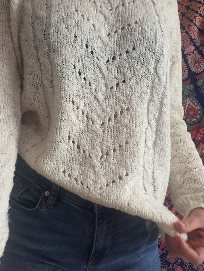 Pull écru