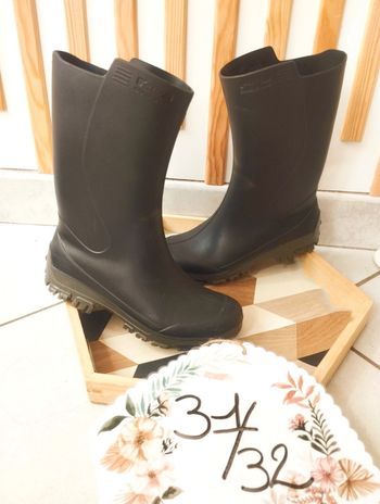 Bottes de pluie /équitation 31/32 noires mixte