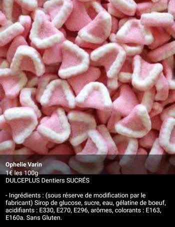 Sachet B.o.n.b.o.n.s 100g
