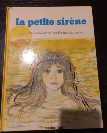 Livre la petit sirène 1981