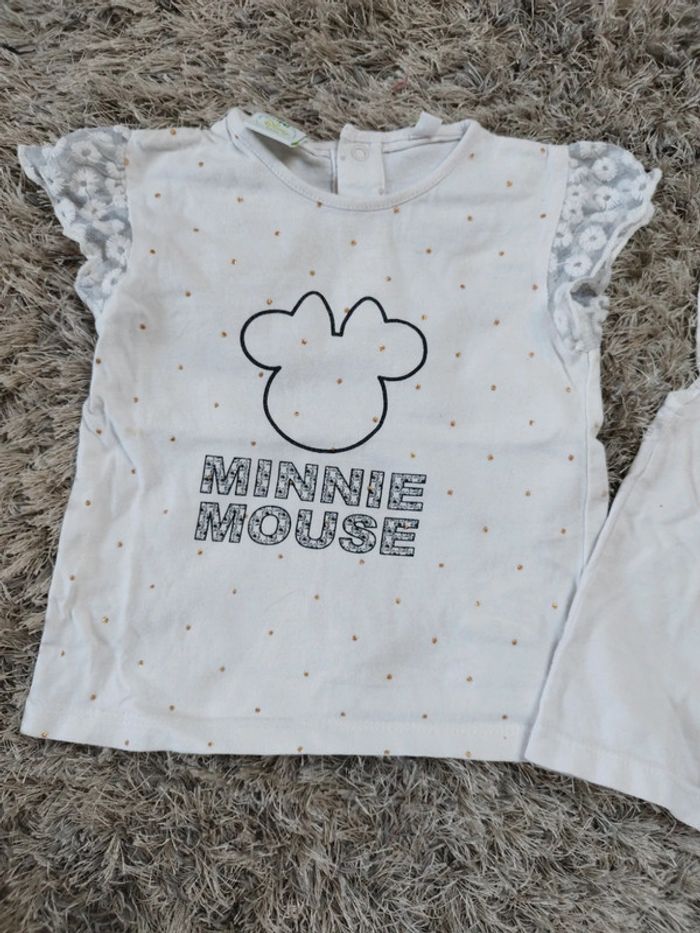 Lot de t-shirt bébé fille taille 6 mois été - photo numéro 3