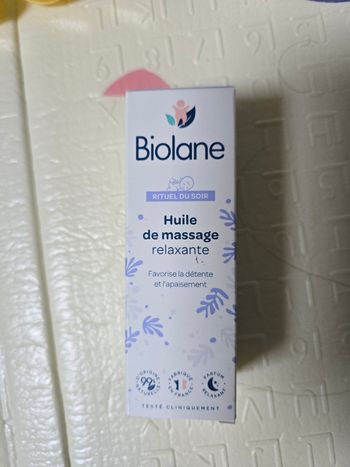 Huile de massage BIOLANE