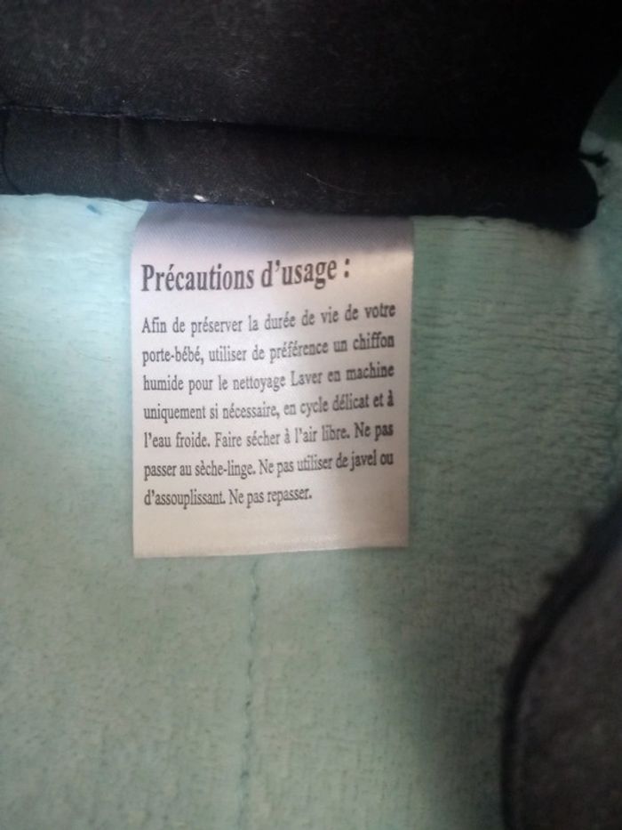 Porte bébé - photo numéro 5