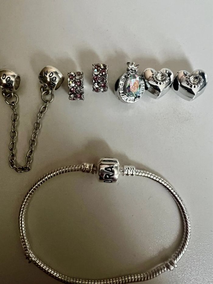 Bracelet + charms type Pandora - photo numéro 3
