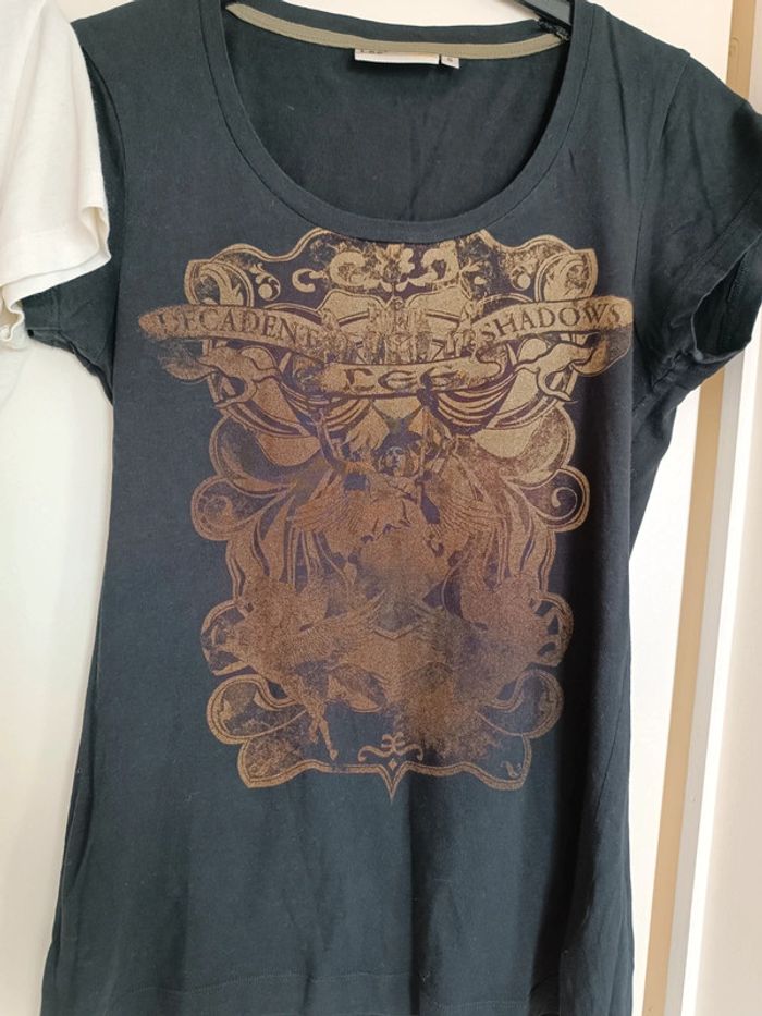 🖤 Lot de 2 t-shirt Lee Cooper 🤍 taille S - neuf sans étiquette - photo numéro 4