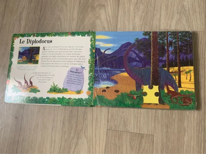 Dinopuzzle - Anne Sharp - Un livre-puzzle seuil jeunesse - photo numéro 4