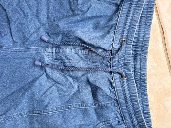 Short fluide - taille 54 - en très bon état - couleur jeans - photo numéro 3