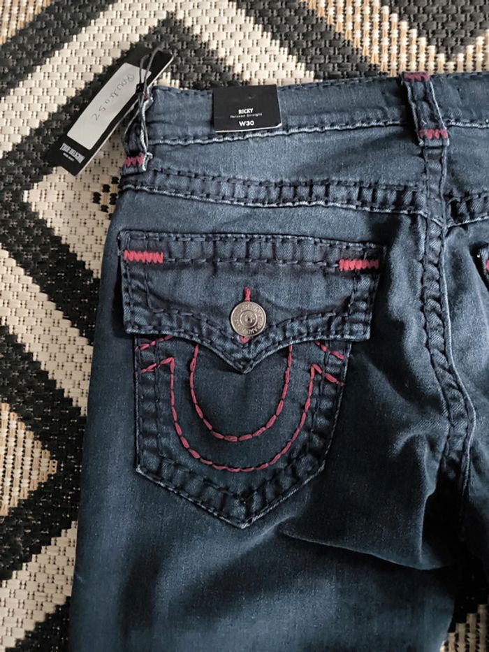 Jeans true religion Ricky relaxed straight taille 30 (40 FR) neuf - photo numéro 7