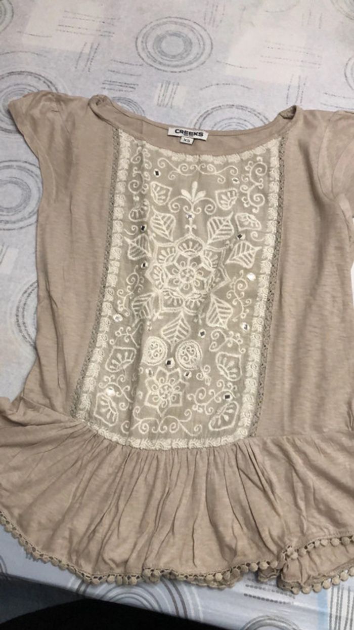 Tunique beige Creeks XS