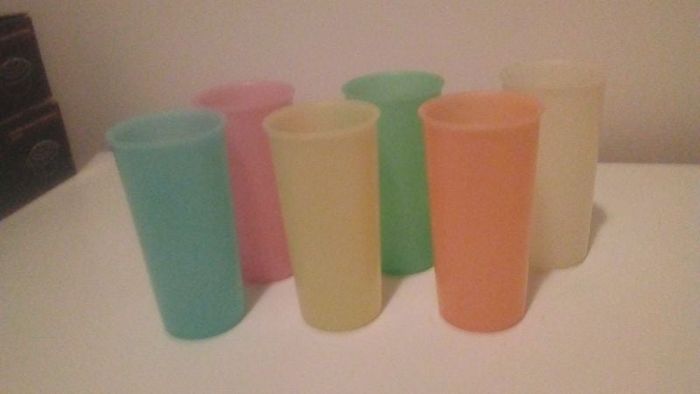 lot de 6 verres Tupperware