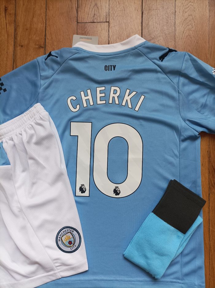 Kit adulte taille S Cherki Manchester City 2026 bleu domicile