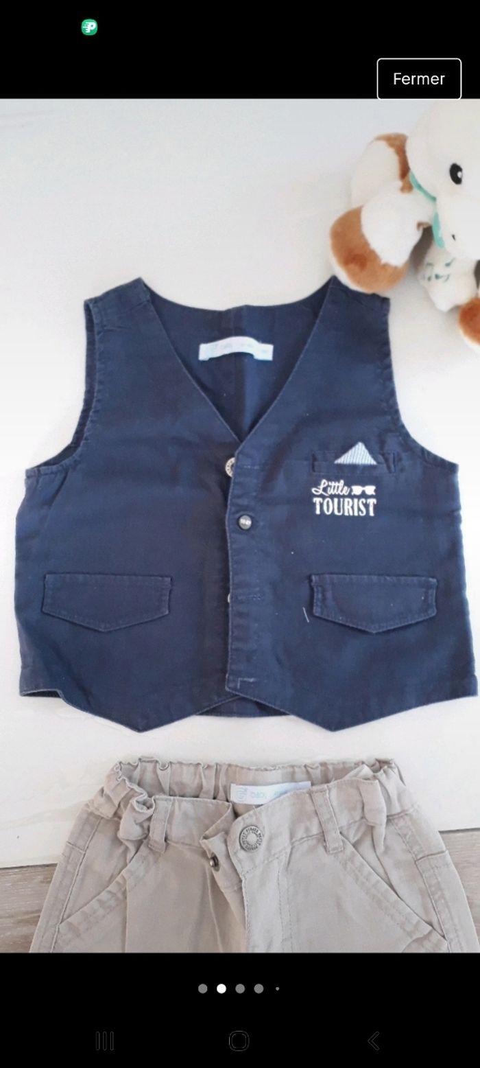 Ensemble short et petit gilet - photo numéro 2