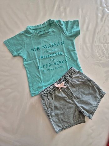 Ensemble short + T-shirt