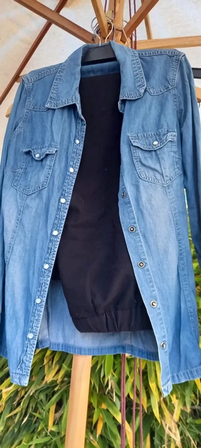 Chemise légère denim 36