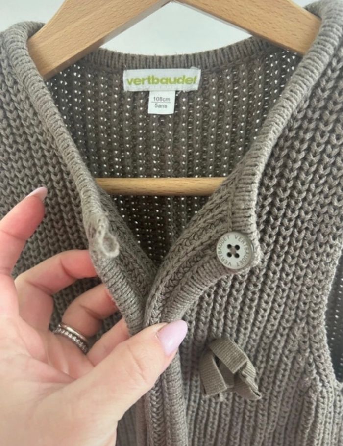 Gilet marron Verbaudet - photo numéro 4