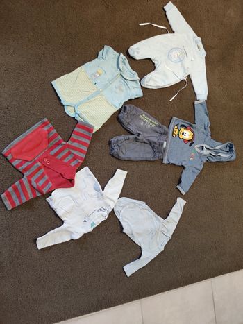 lot vetements 1 mois