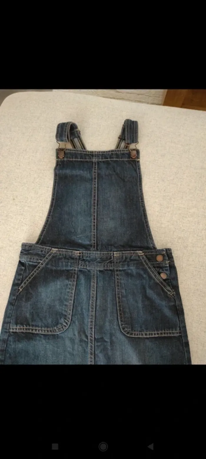 Kiabi robe salopette taille 10 ans très bon état - photo numéro 2