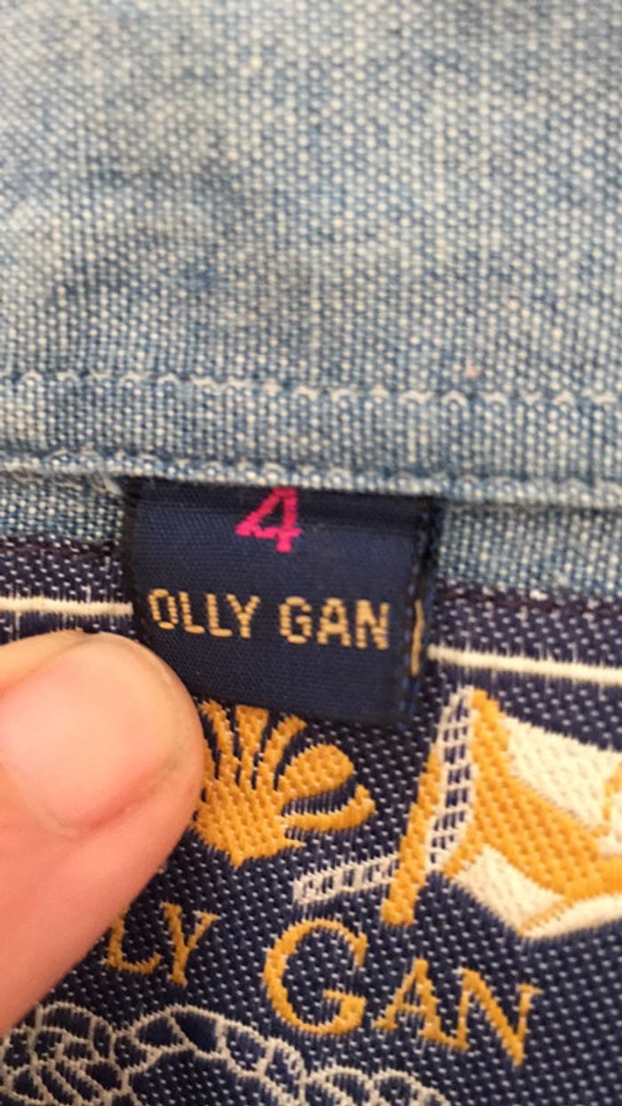 Chemise jean ollyGAN taille 4 - photo numéro 5