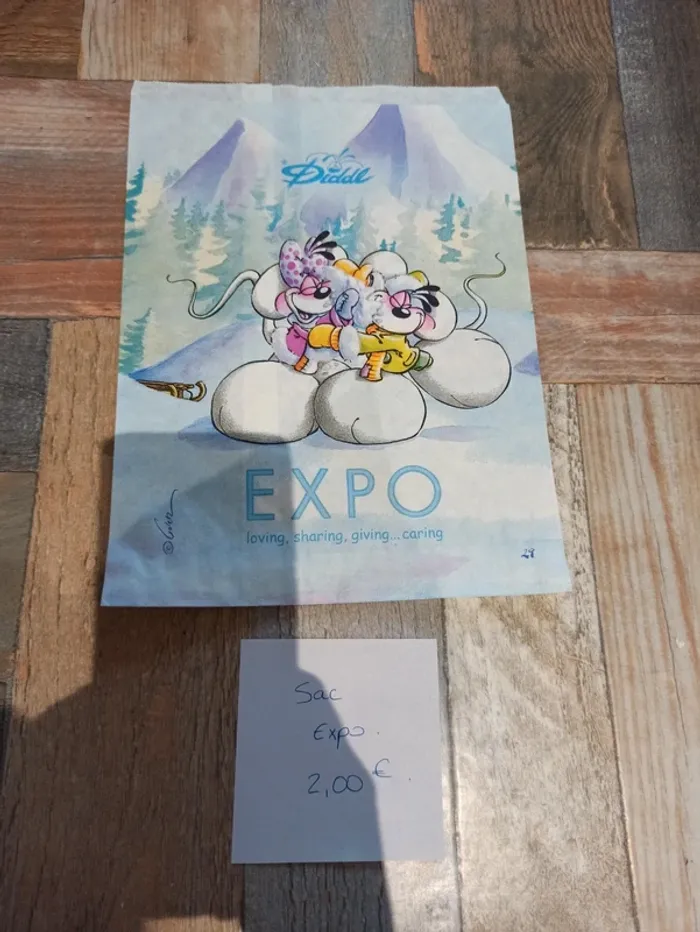 Sachet en papier Diddl expo 29 2,00€