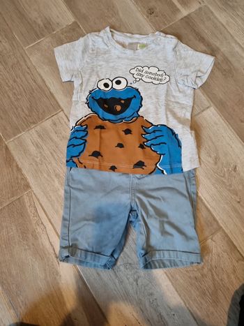 Ensemble short t-shirt manches courtes