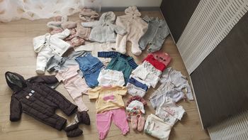 Lot de 6  mois bébé fille hiver