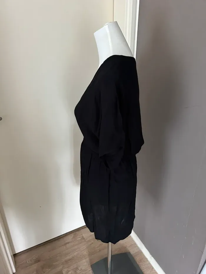 & other stories robe noire, femme taille 40 - photo numéro 3