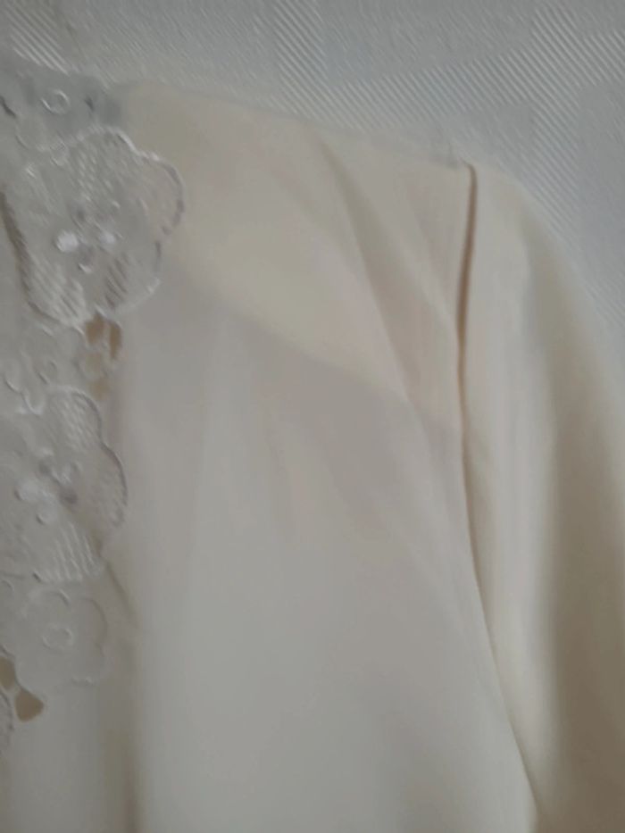 blouse vintage avec broderie taille 42 - photo numéro 5