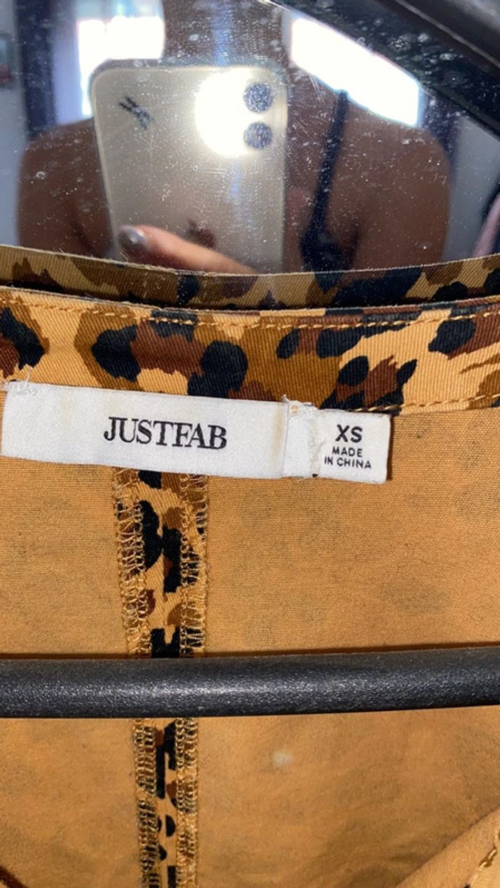 Veste justfab léopard - photo numéro 2