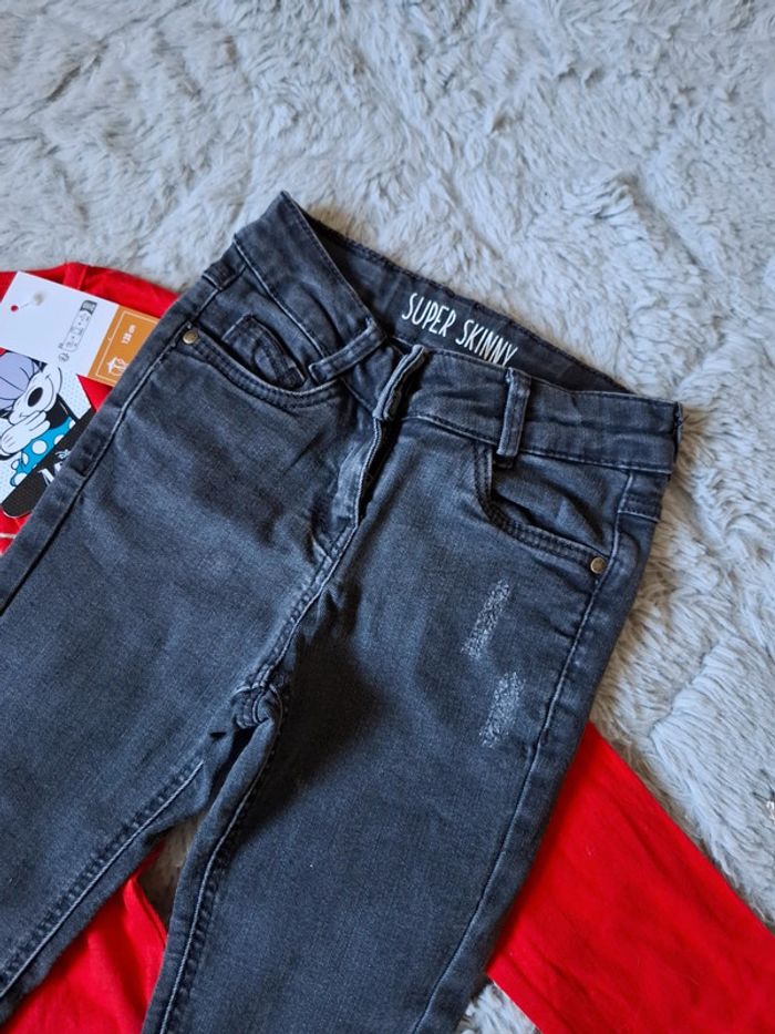 Magnifique ensemble skinny et haut 6/8 ans 🌺 tape à l'œil 🌺 excellent état - photo numéro 5