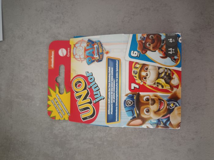 Jeux Uno Junior Pat Patrouille