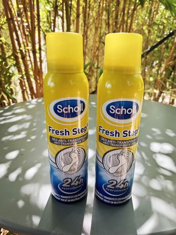 Lot de 2 déodorants anti transpirants pour les pieds Sholl