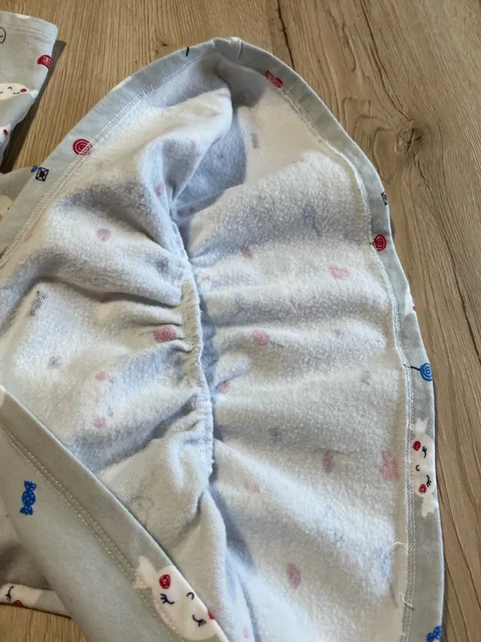 Robe petit volant molletonné hiver bébé fille 3 mois Sucre d’Orge - photo numéro 6