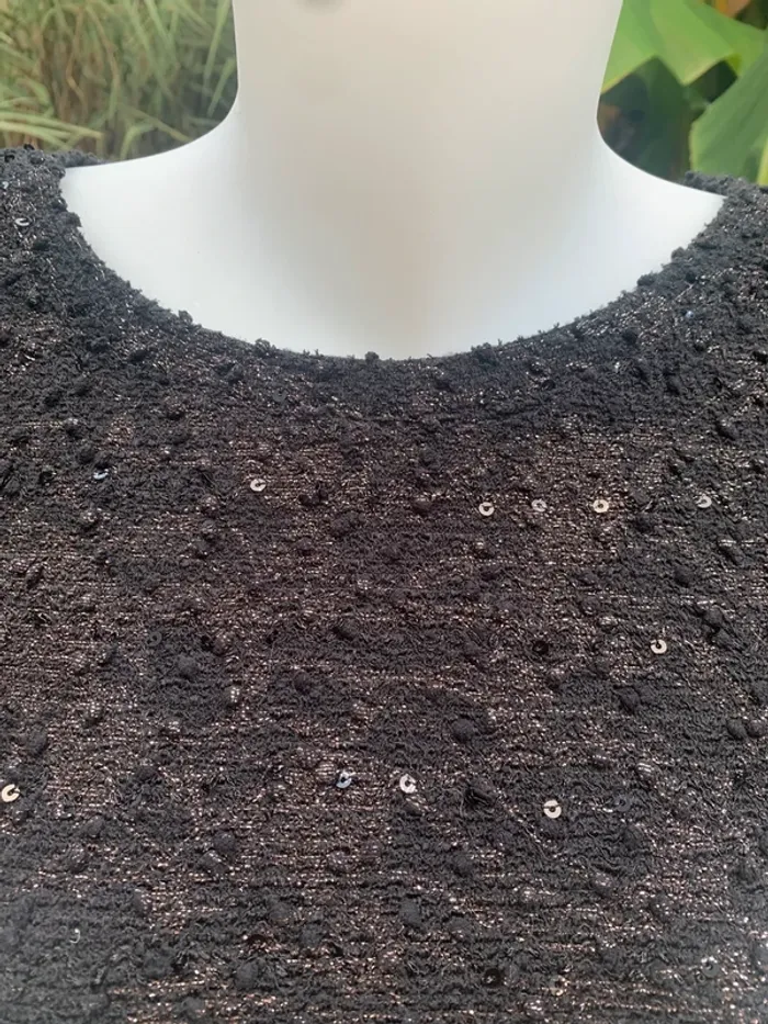 Tee shirt paillettes taille 38 manches courtes - photo numéro 4