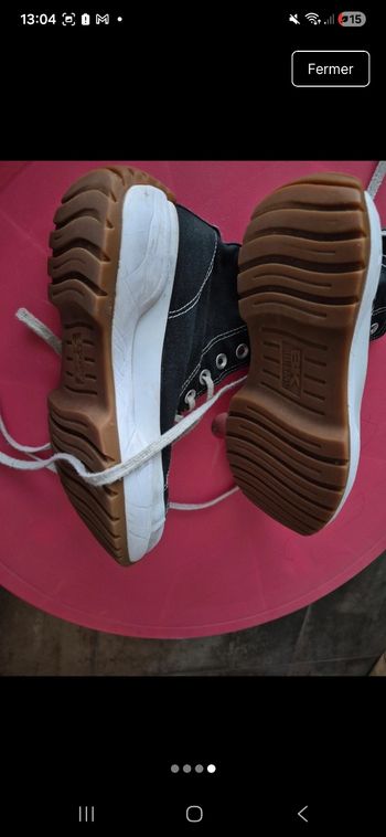 Chaussures a semelles compensees